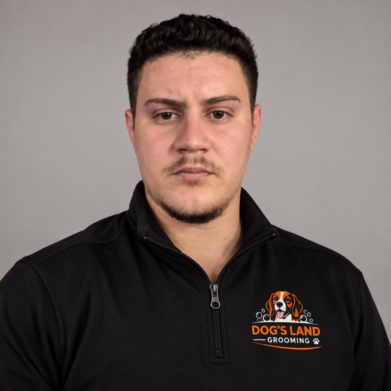 Andy Garcias, Dog's Land Grooming team member